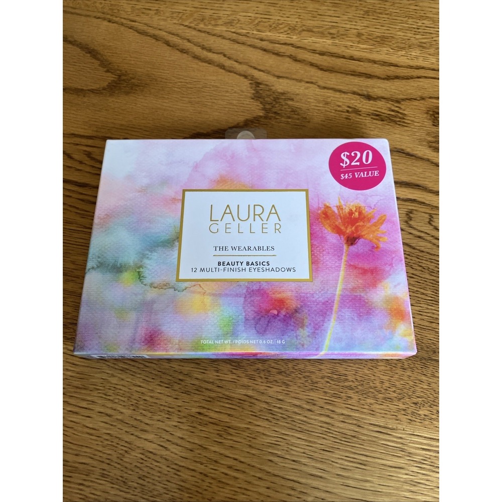 Laura Geller - The Wearables - "BEAUTY BASICS" -  12 Pan Multi-Finish Eyeshadows